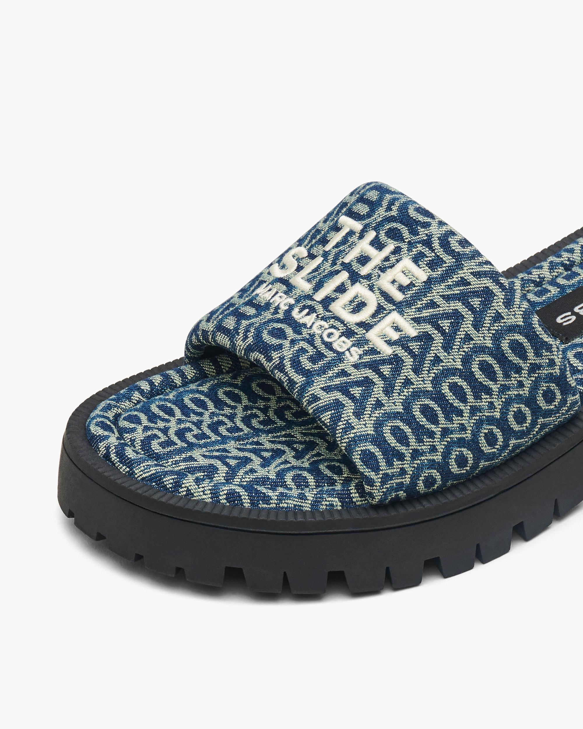 The Denim Monogram Lug Sole Slide Product Image