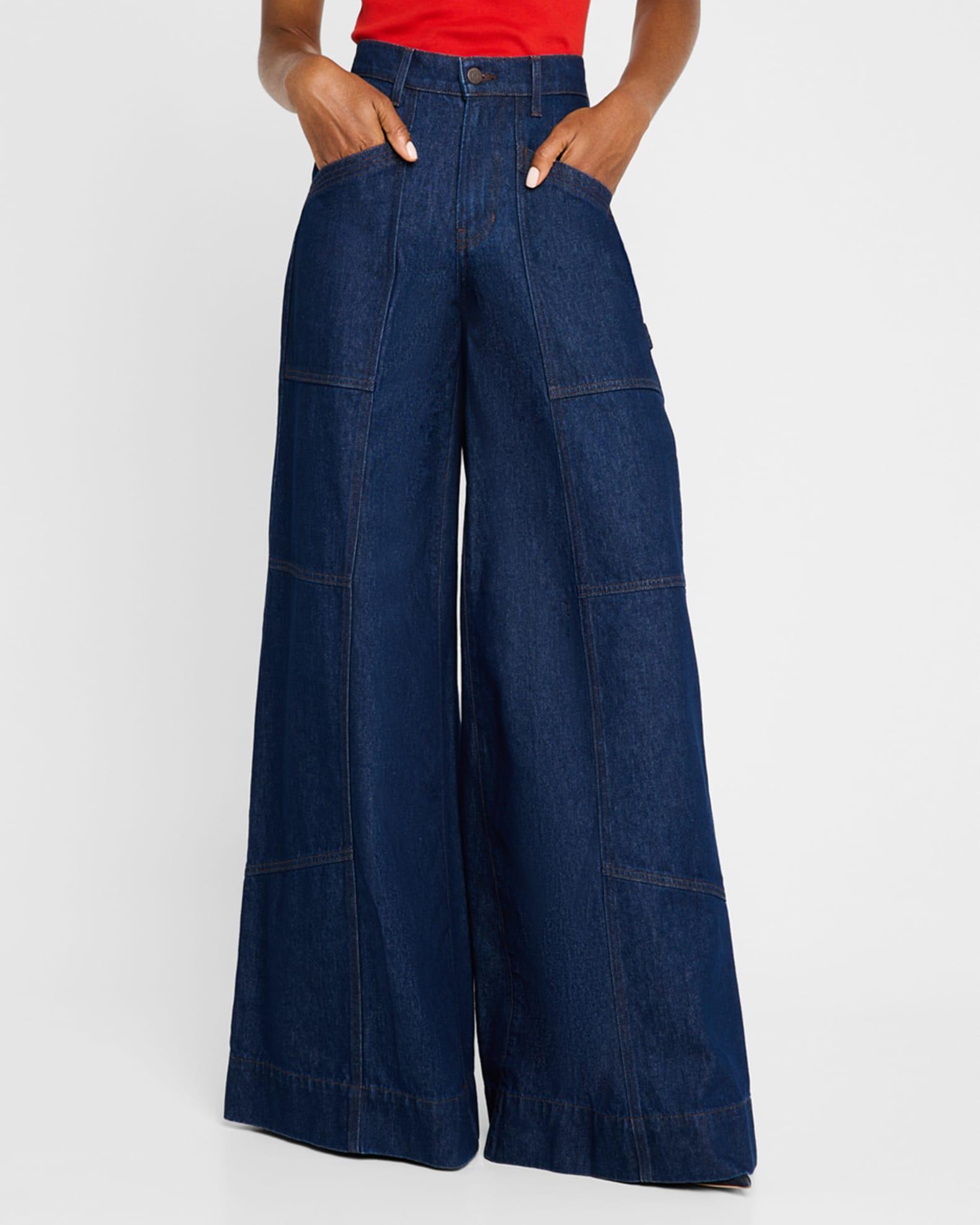 Freddy High-Rise Wide-Leg Jeans Product Image
