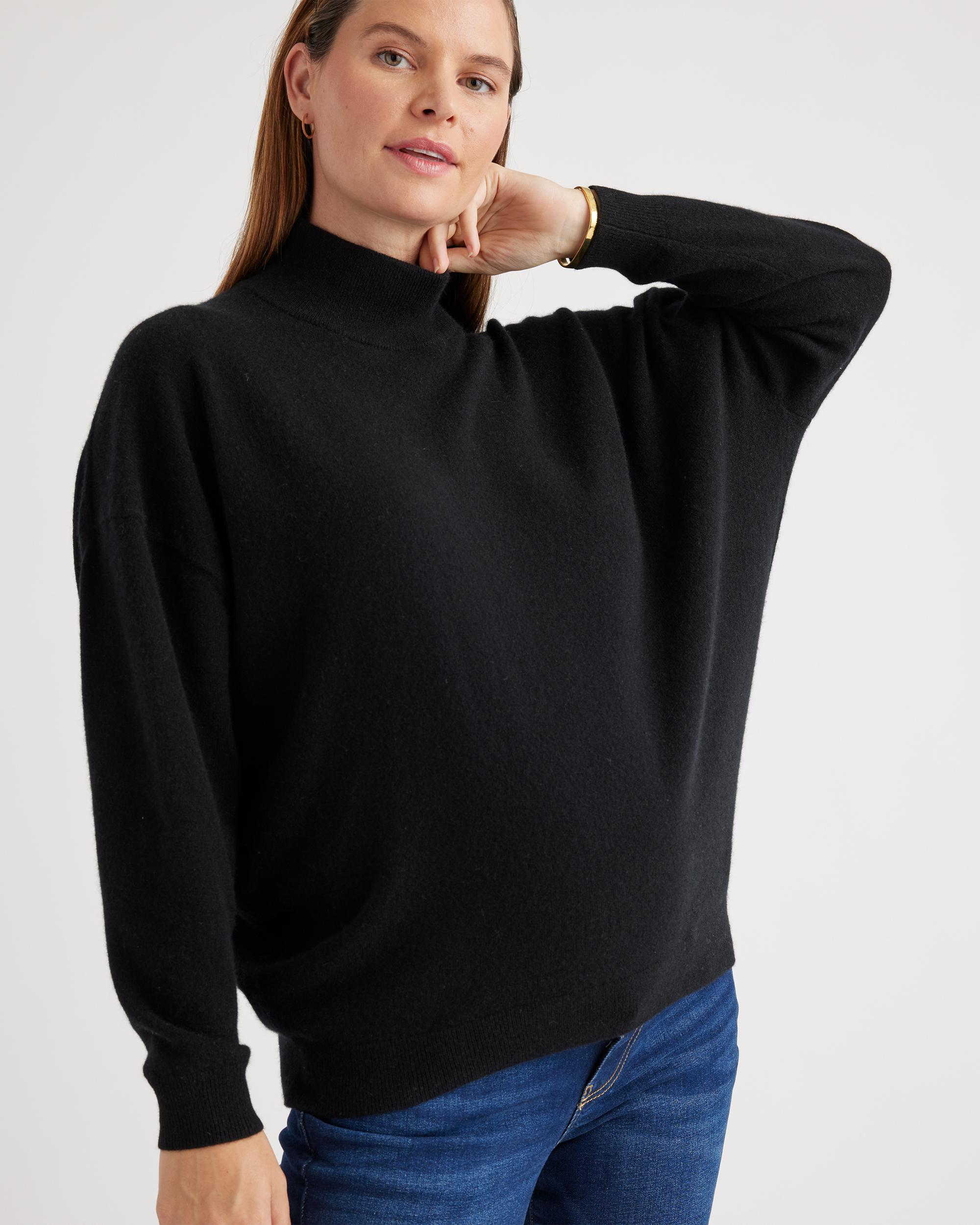 Quince | Women's Mongolian Cashmere Maternity Turtleneck Sweater Size XL Product Image