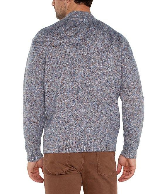 Liverpool Los Angeles Button Mock Neck Sweater Product Image