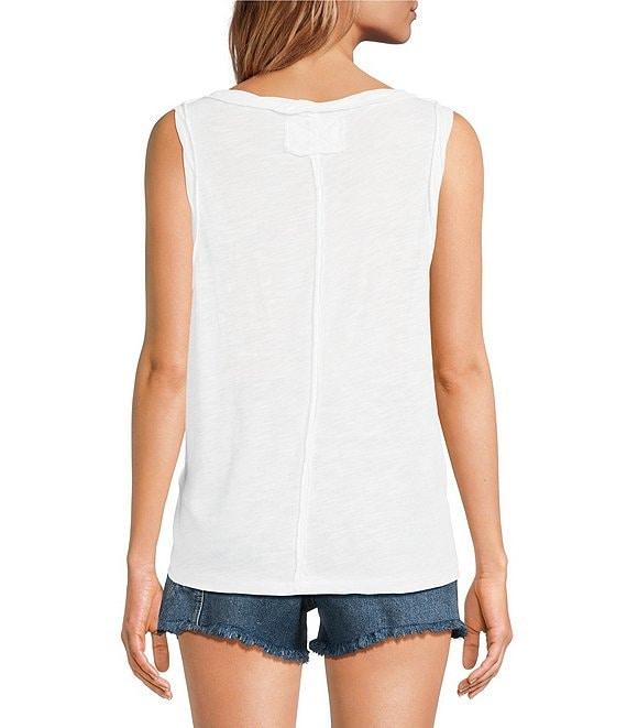 Free People We The Free Easy Tank Cotton-Blend Scoop Neck Sleeveless Tank Product Image