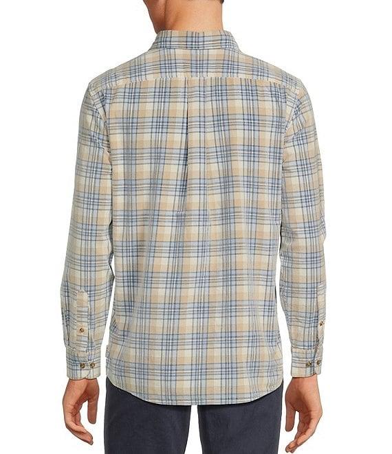 Rowm The Nomad Long Sleeve Medium Plaid Washed Corduroy Shirt Product Image
