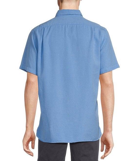 Cremieux Blue Label Slub Twill Short Sleeve Woven Shirt Product Image