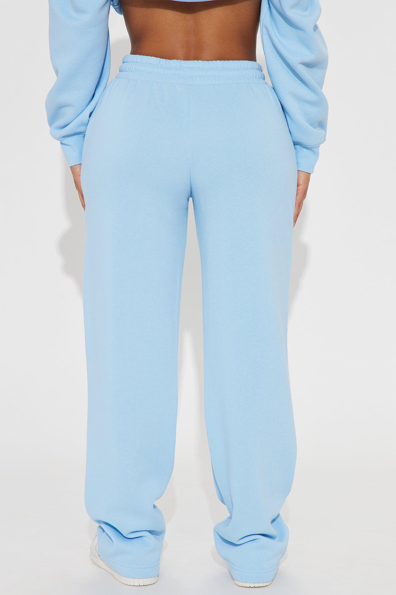 Von Dutch Distressed Wide Leg Pant - Blue Product Image