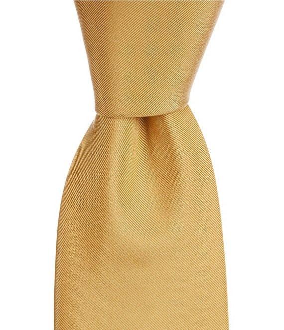 Tre Vero Solid 3#double; Narrow Silk Tie Product Image