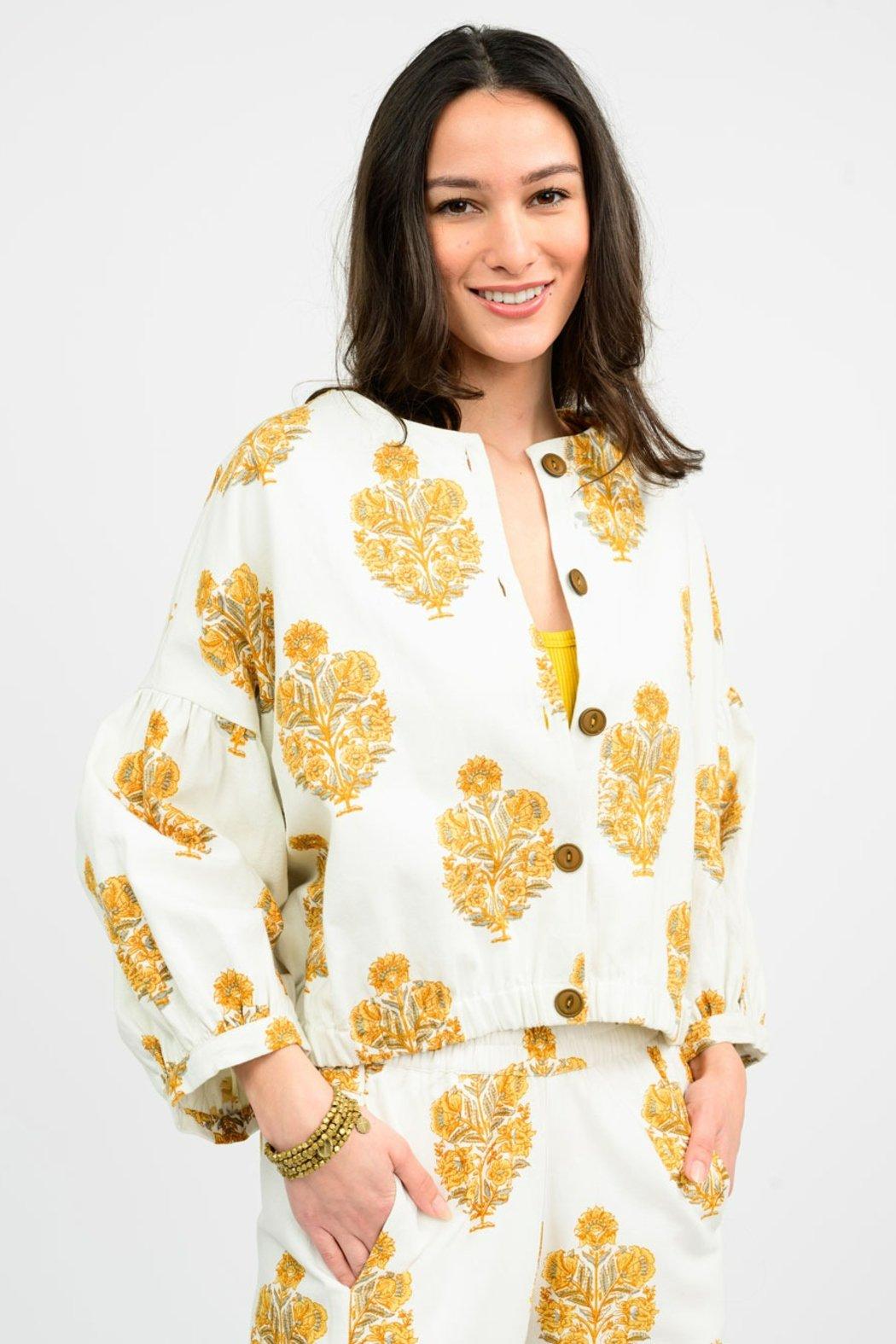 Block Print Jacket Product Image