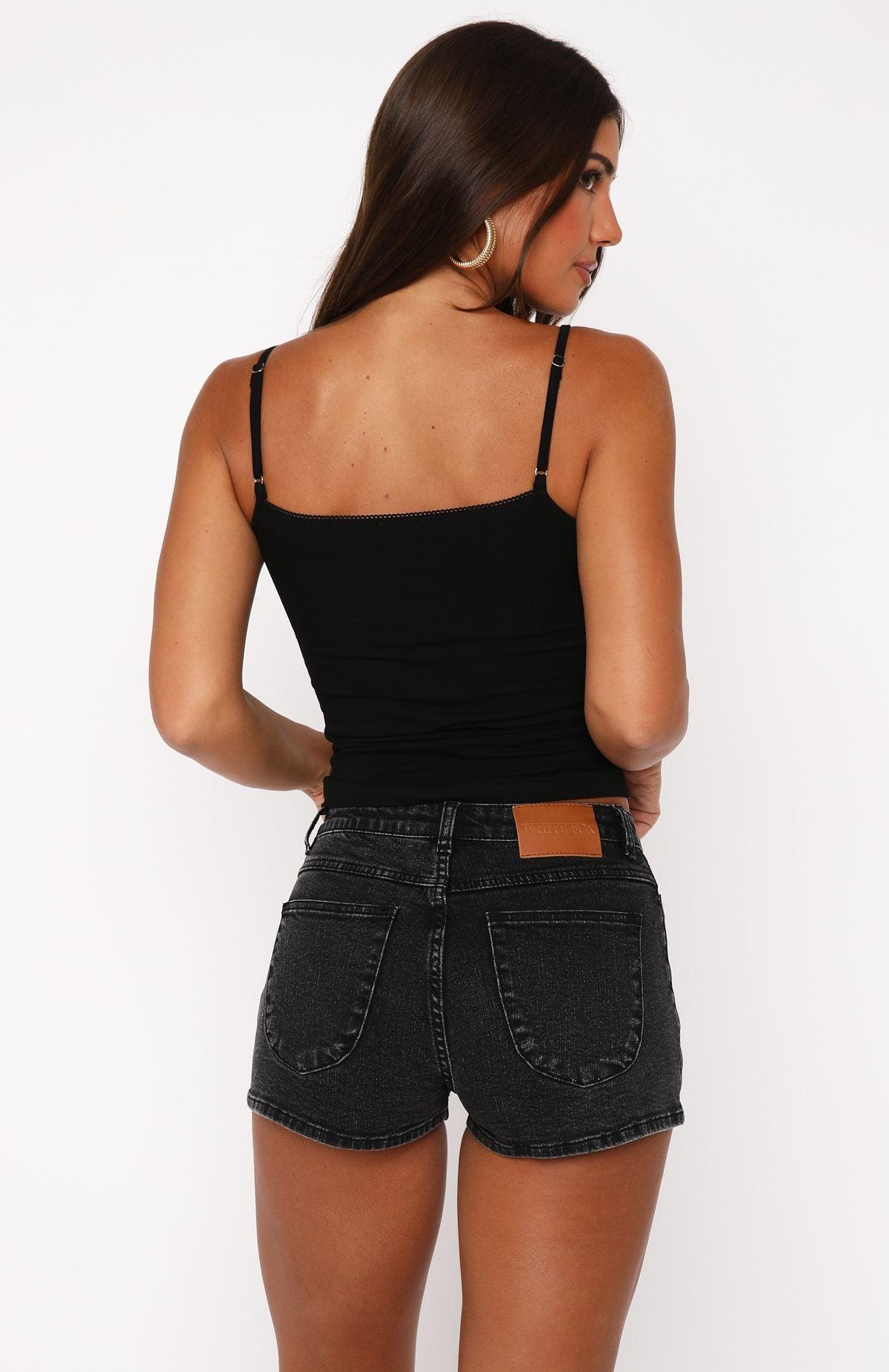 No Flaws Cami Top Black Product Image