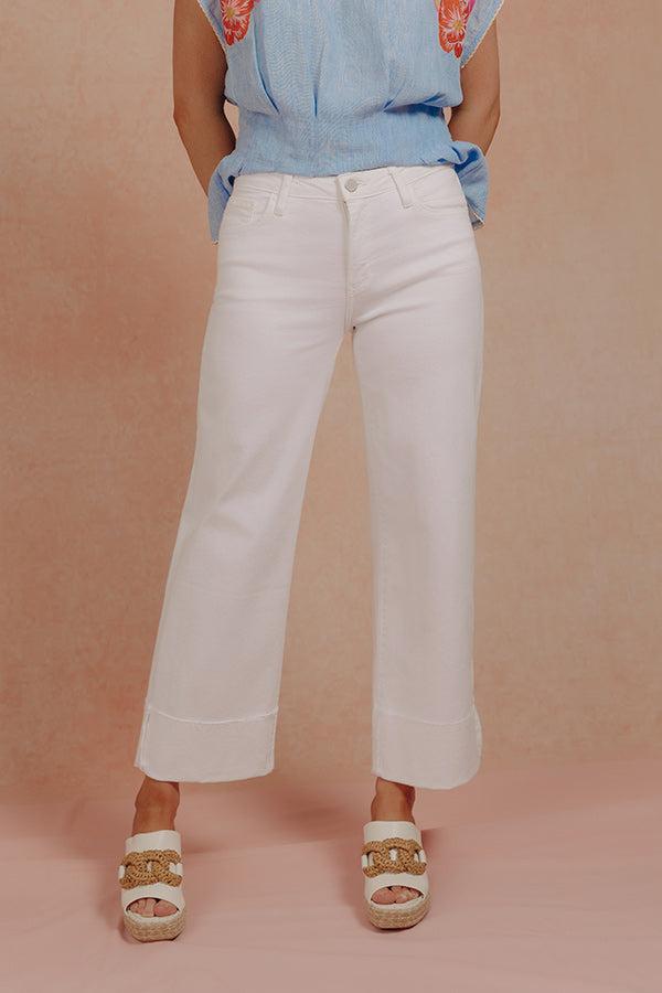 JUST USA Hadley High Waist Wide Leg Jean Product Image