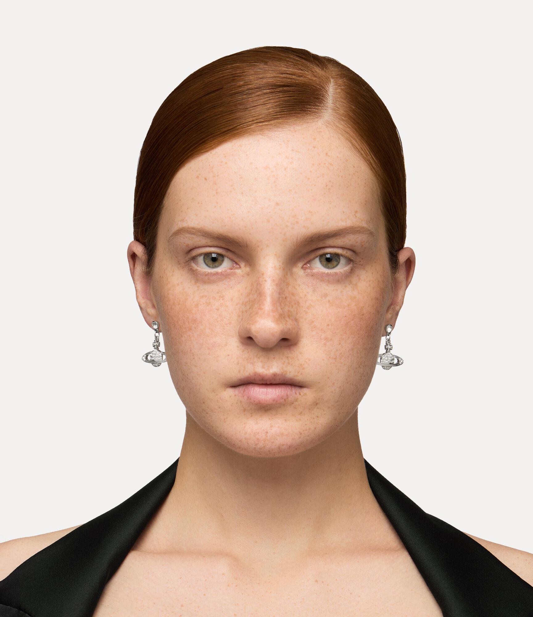 Mini Bas Relief Drop Earrings Product Image