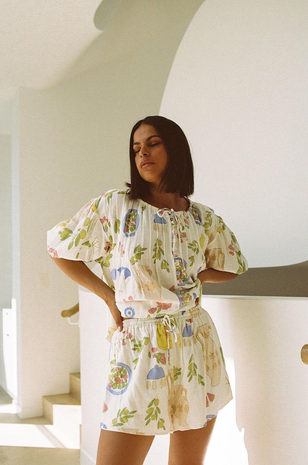 Leta Shorts - Greece Product Image