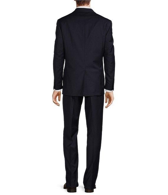 Hickey Freeman Classic Fit Double Pleated Solid 2-Piece Suit Product Image