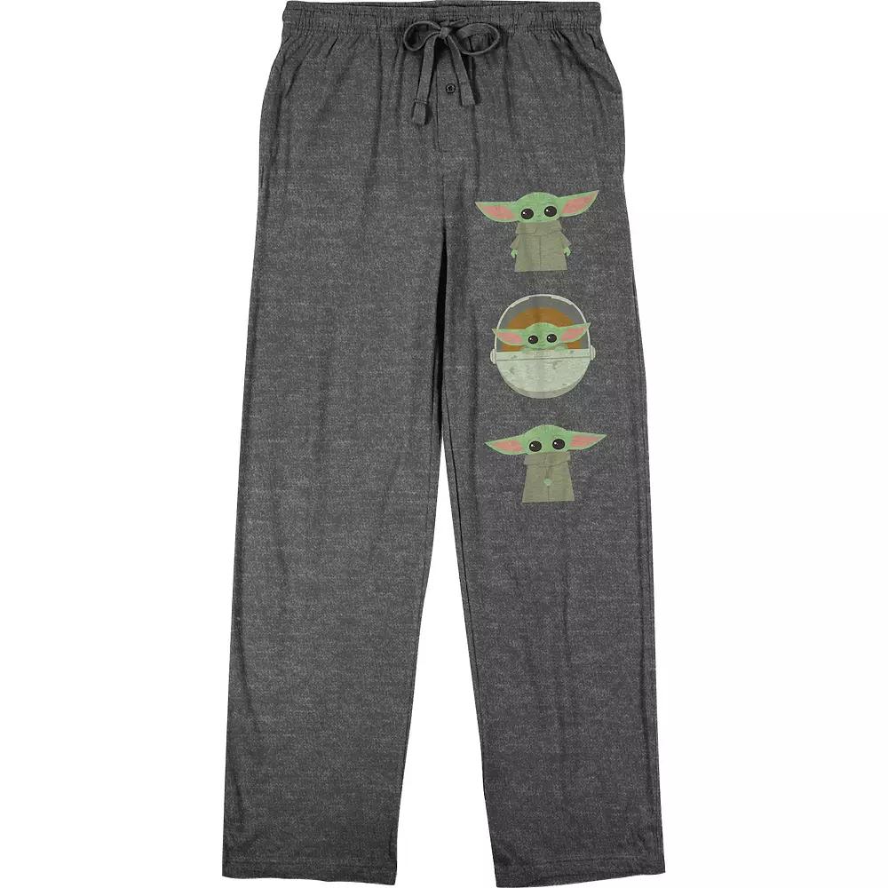 Men's Star Wars Baby Yoda Pajama Pants,  Product Image