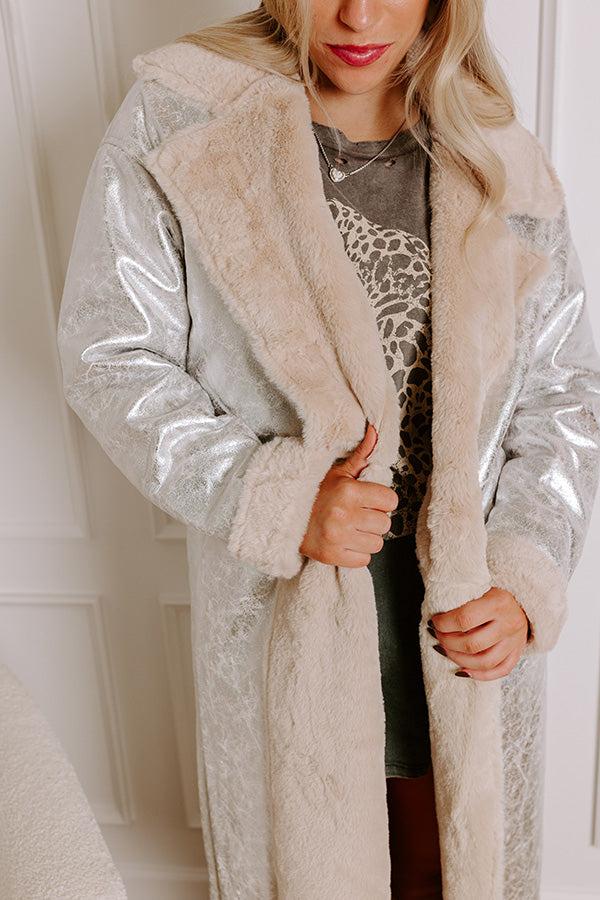 Central Park Chic Metallic Coat Product Image