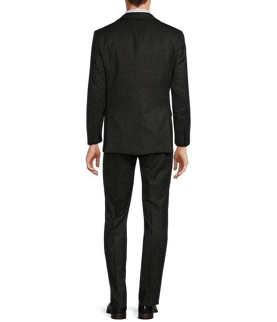 John Varvatos Slim Fit Flat Front Stripe Pattern 2-Piece Suit Product Image