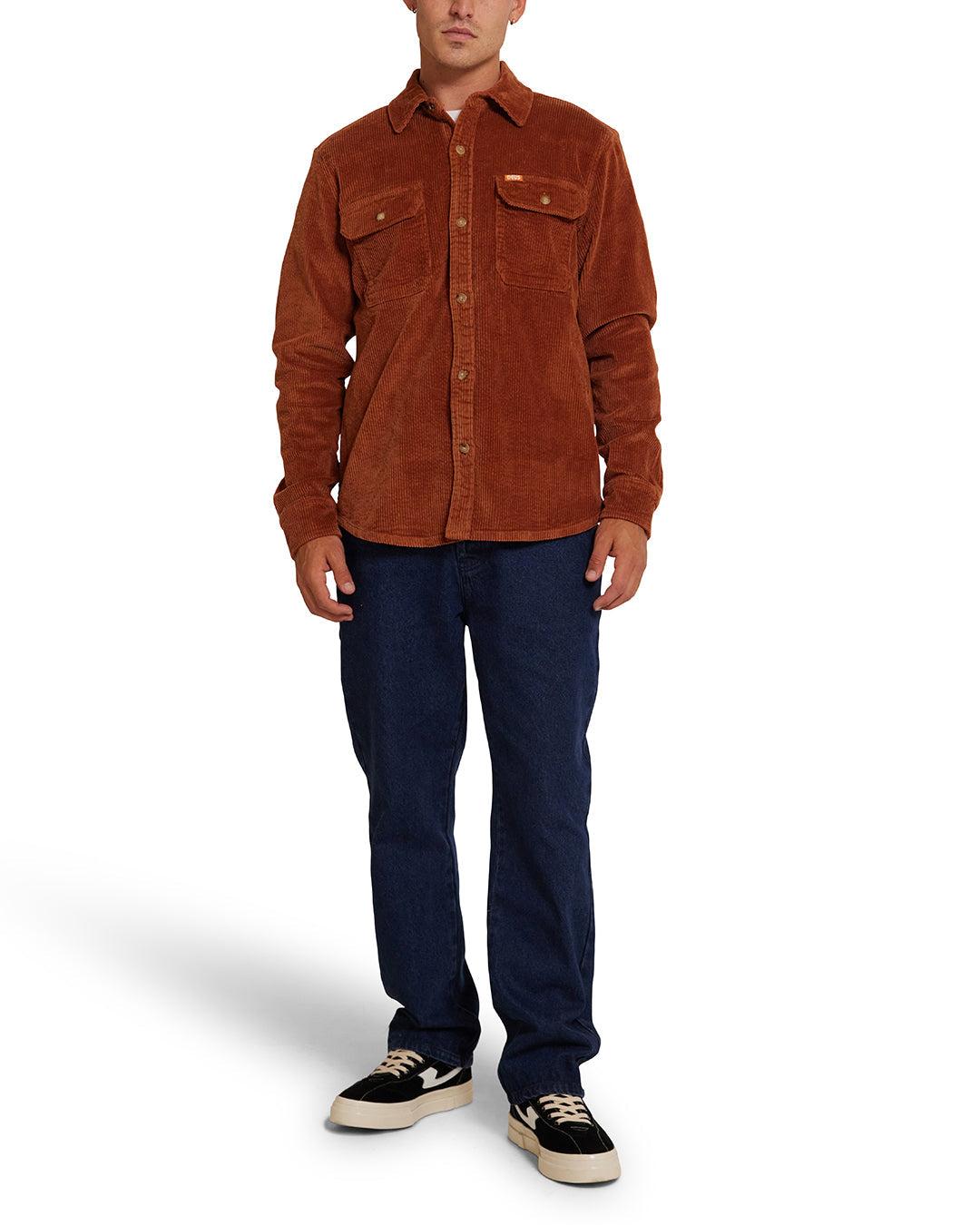 Vacay Cord Shirt - Clay Product Image