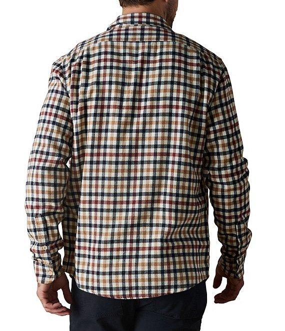 The Normal Brand Hudson Double Brushed Flannel Long Sleeve Woven Shirt Product Image