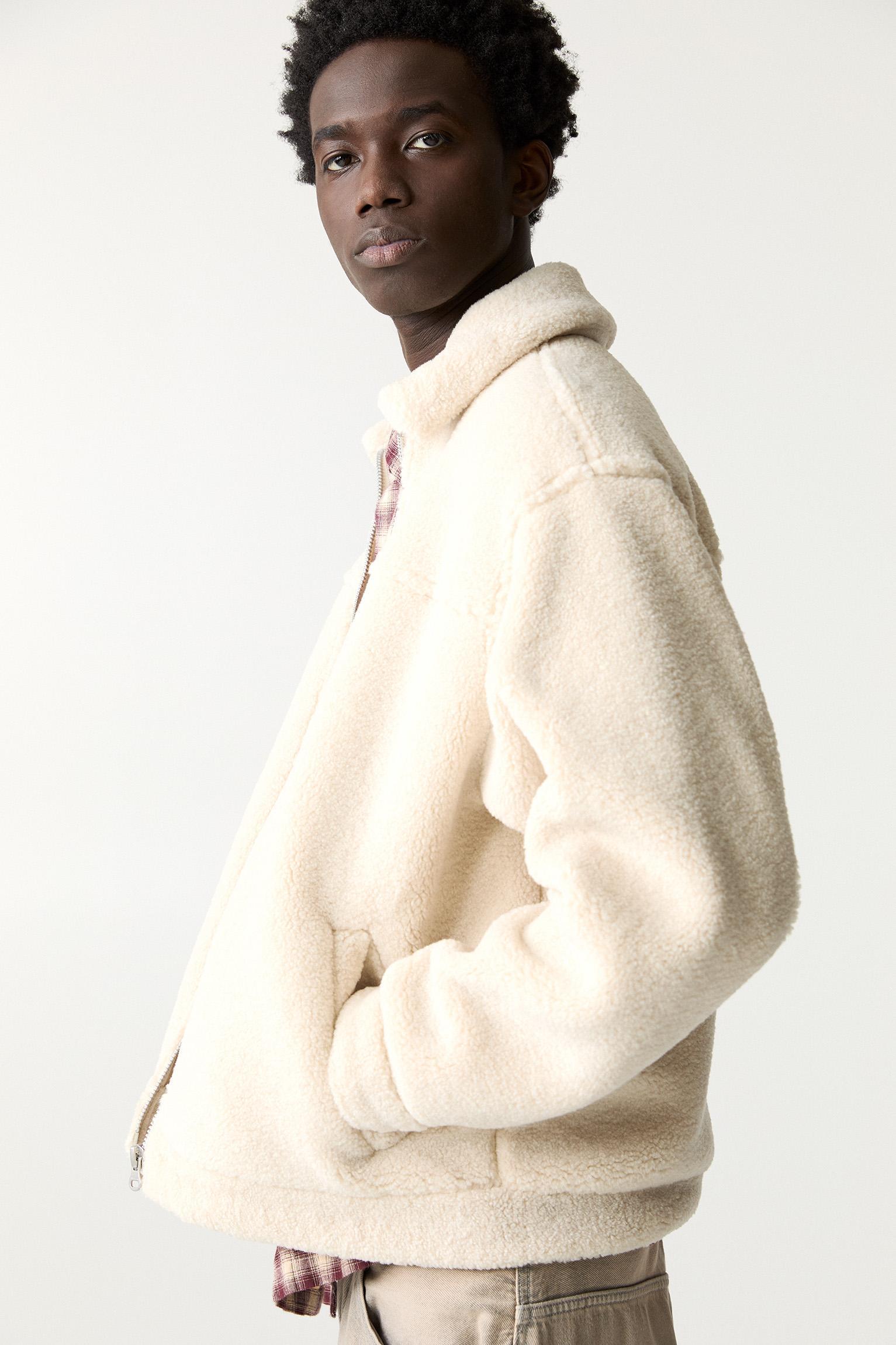 Faux shearling jacket Product Image