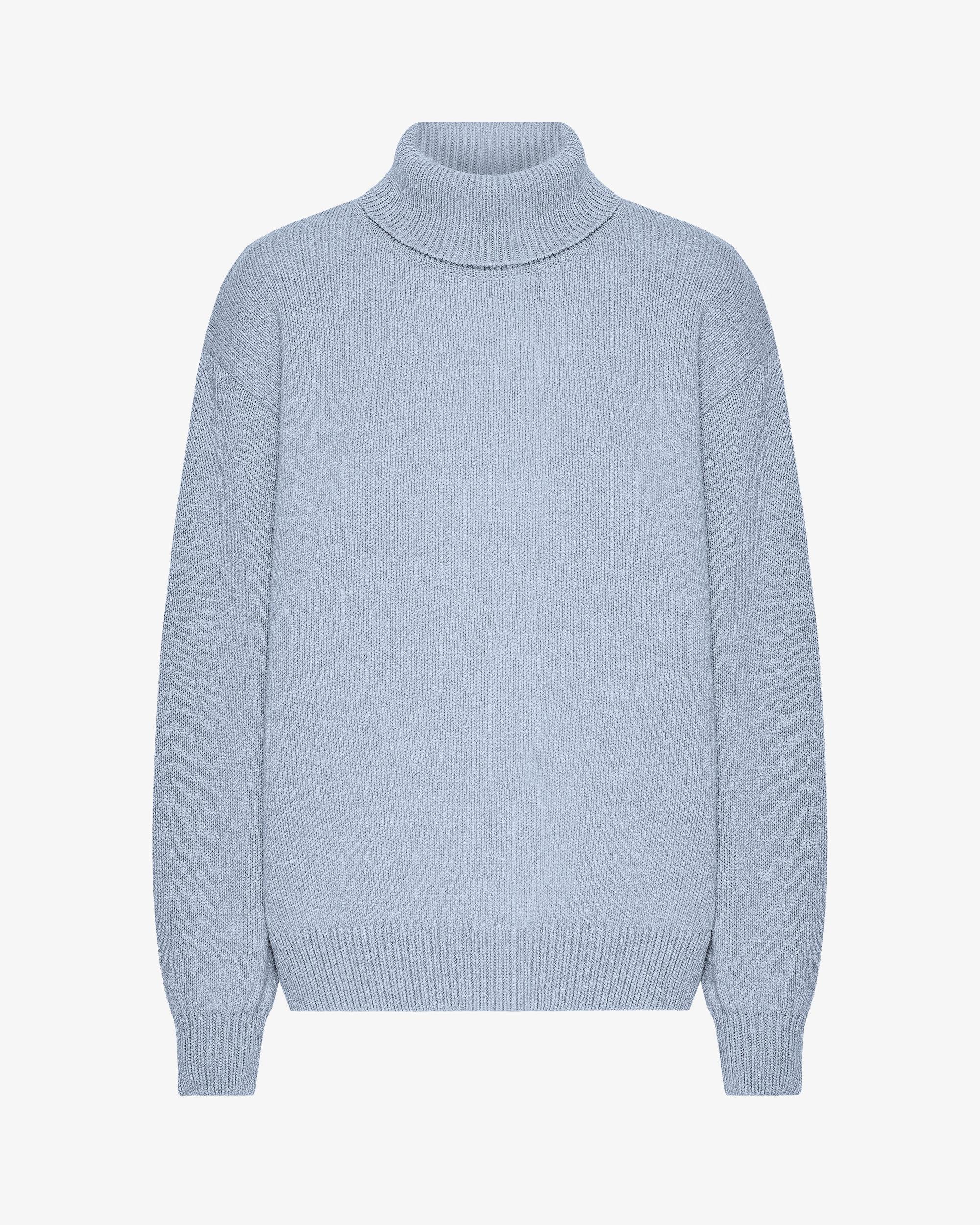 Merino Wool Turtleneck - Coffee Brown Product Image