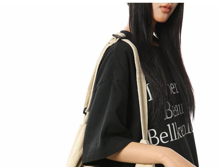 Corduroy Crossbody Bag Product Image