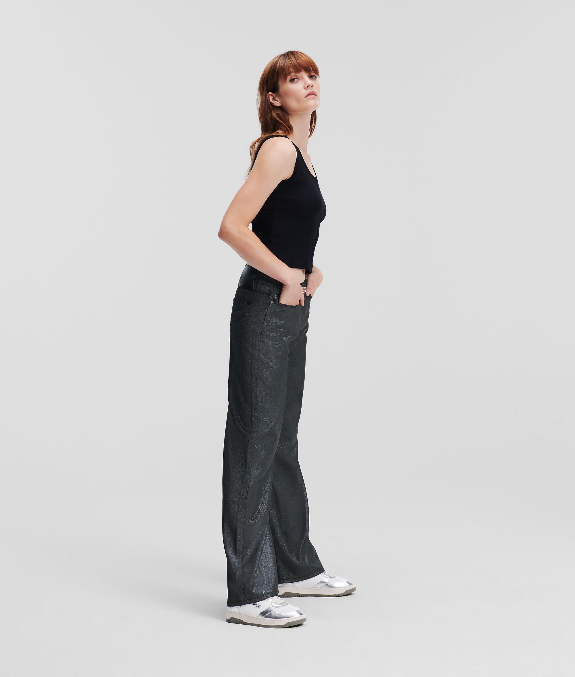 SPARKLING WIDE-LEG JEANS Product Image