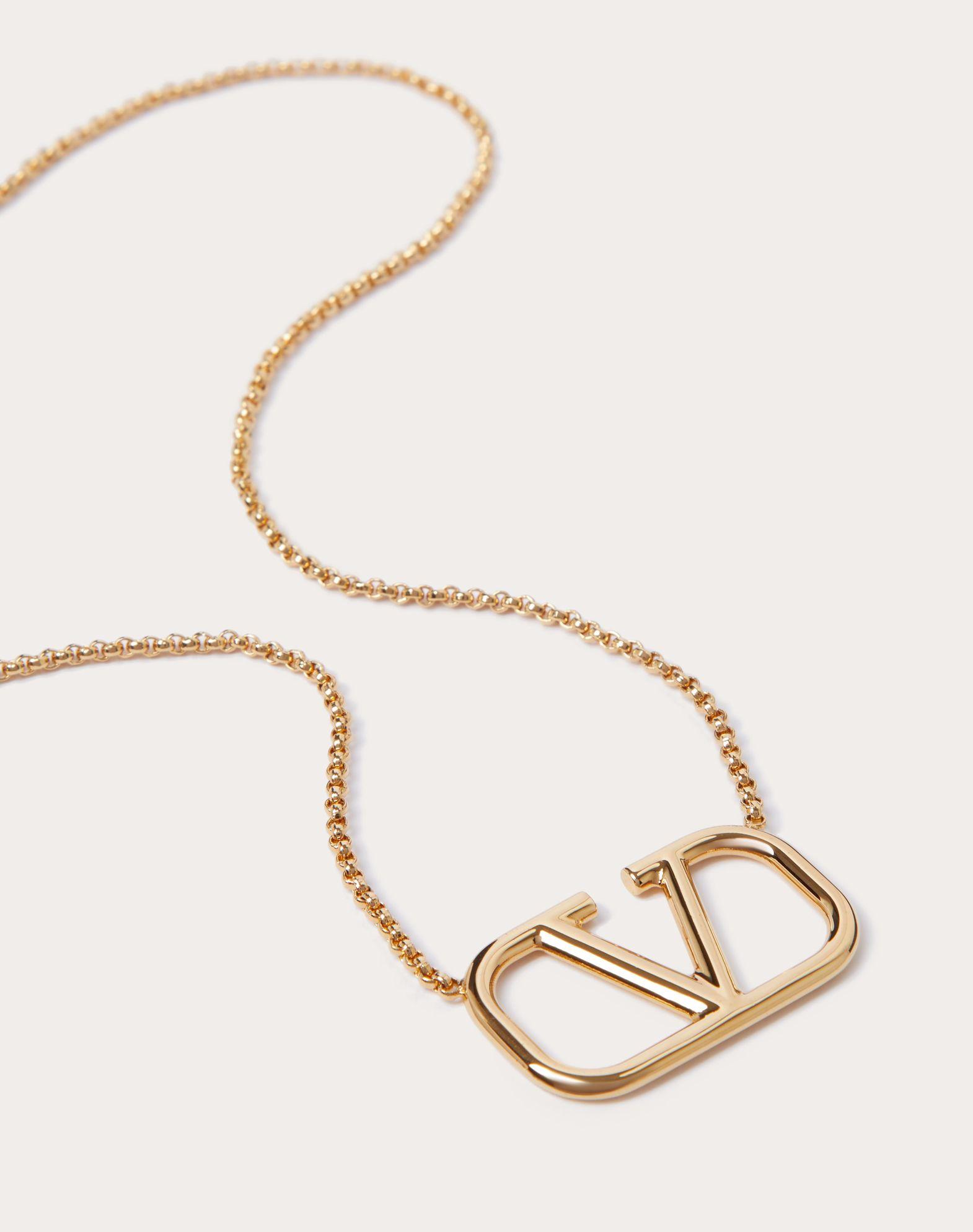 VLOGO SIGNATURE METAL NECKLACE Product Image