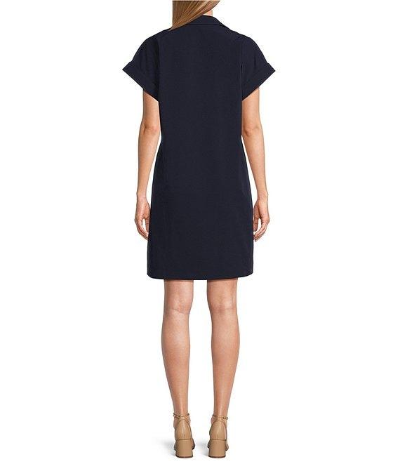 Preston & York Sheath Collar Short Sleeve Carson Dress Product Image