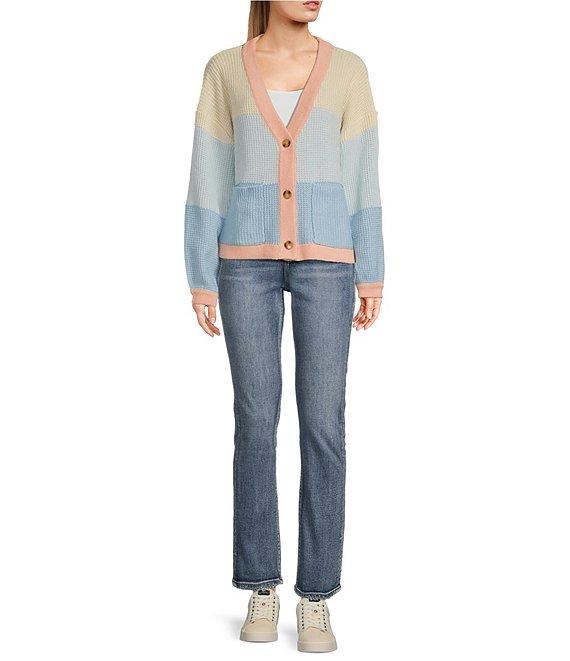 Rip Curl Desert Dreams Long Sleeve Yarn Dyed Stripe Knit Cardigan Product Image