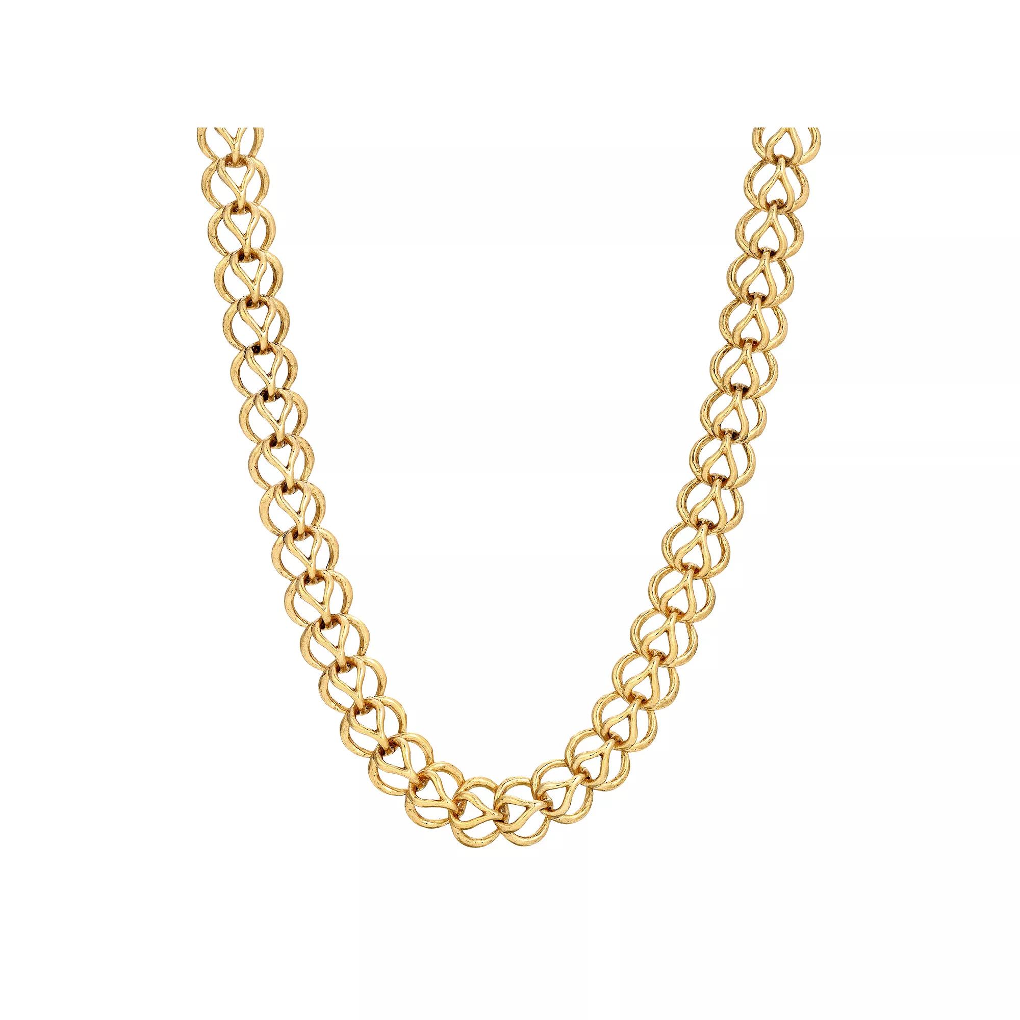 1928 Gold-Tone Chain Necklace, Womens, Gold Tone Product Image