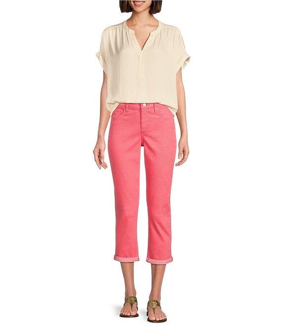 NYDJ Chloe Lift Tuck® Technology Rolled Cuff Capri Jeans Product Image