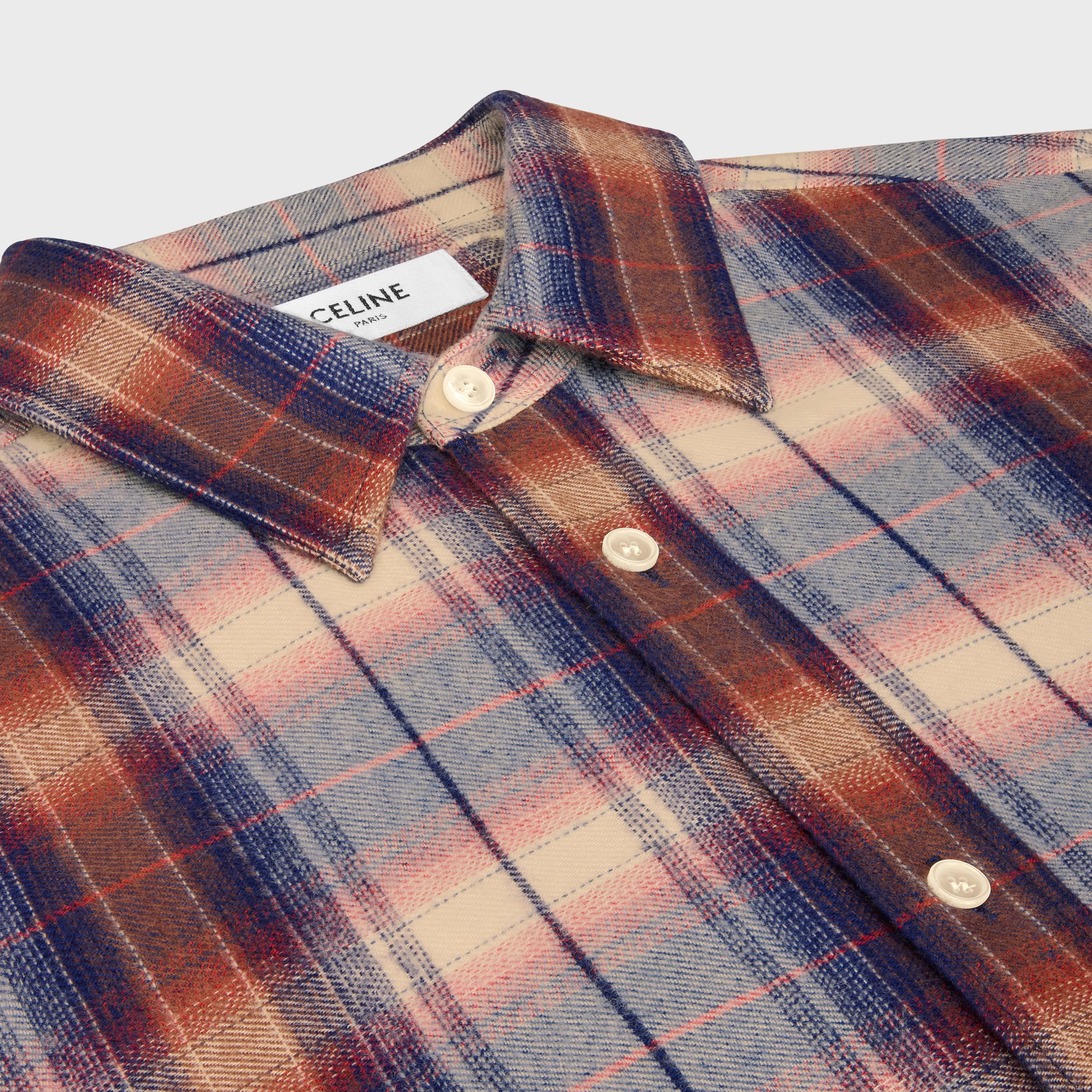 loose shirt in checked viscose Product Image