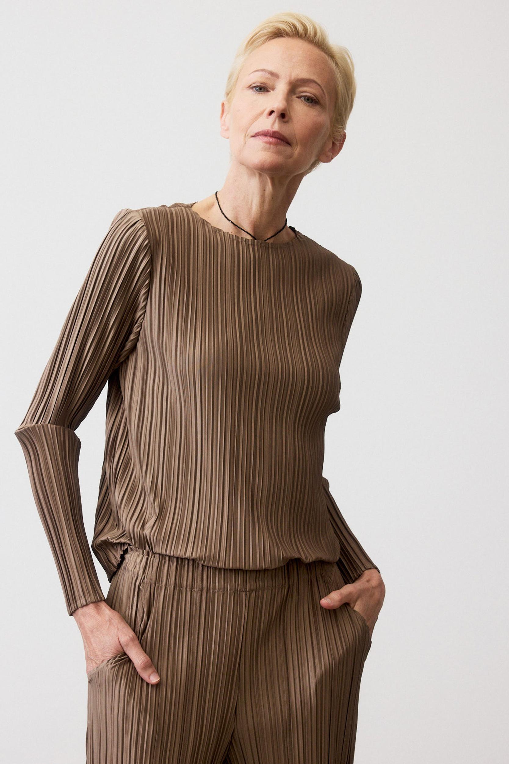 Relaxed Pleated Top Product Image