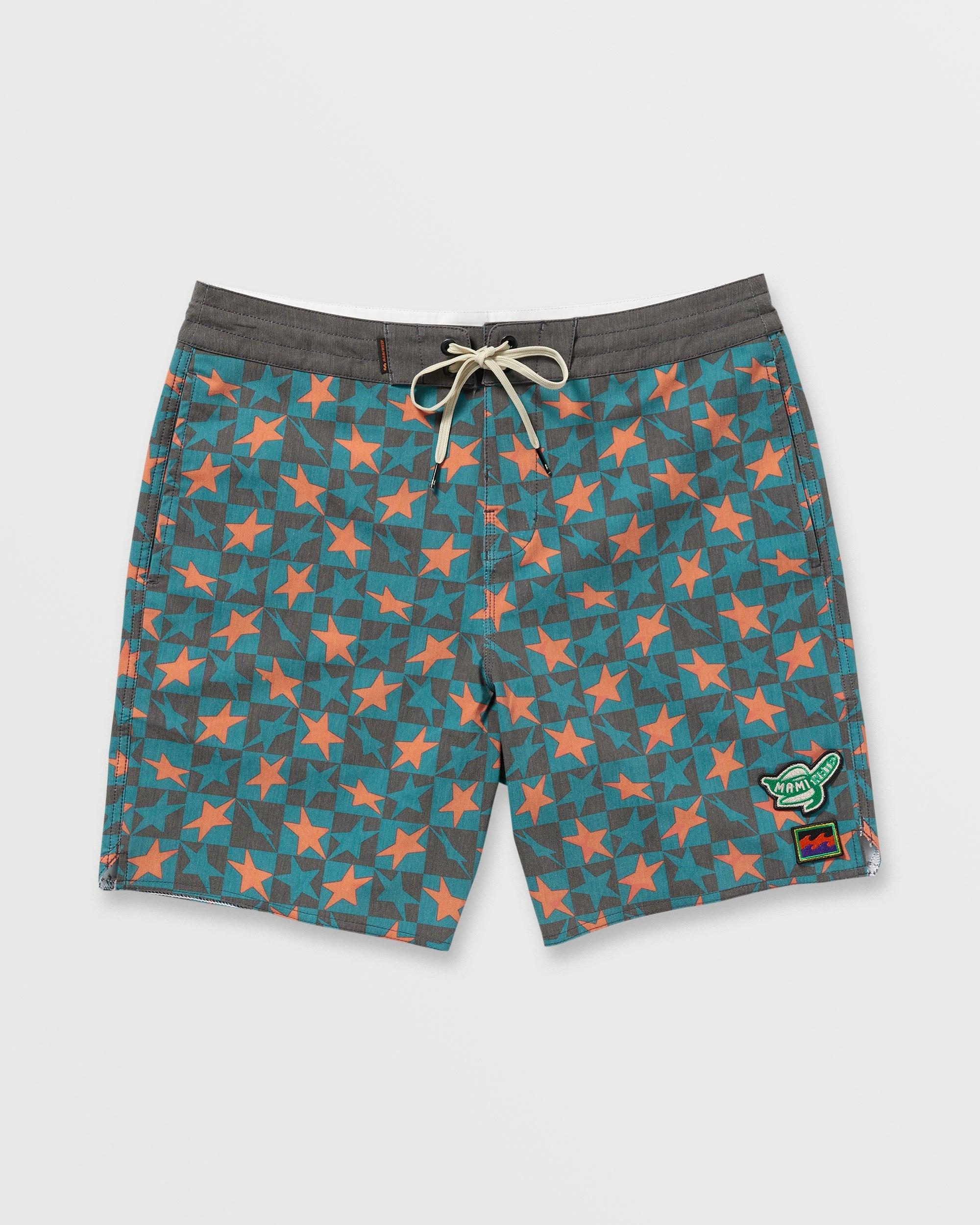 73 Lo Tide 18" Boardshorts - Mist Green Male Product Image