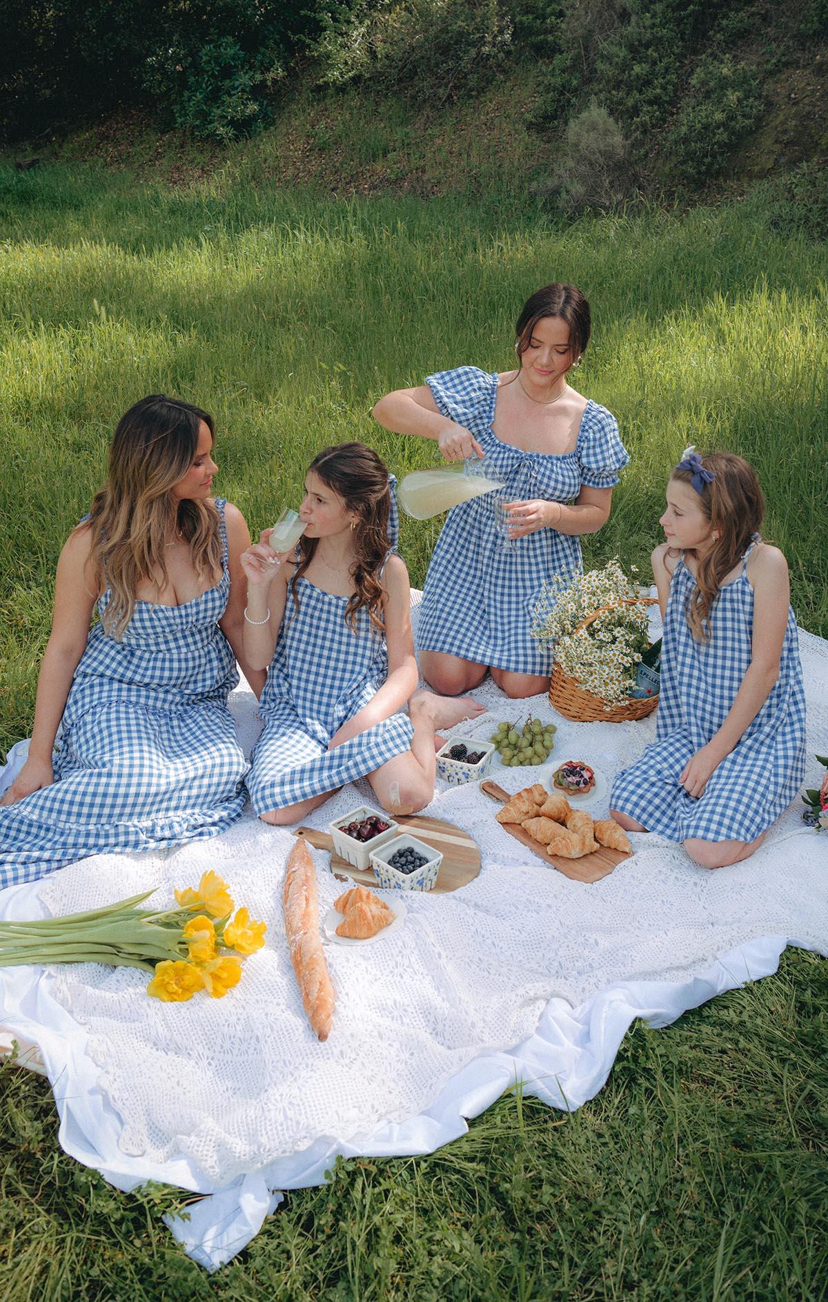 Sidekick Dress ~ Blue Bounty Gingham Kids Product Image