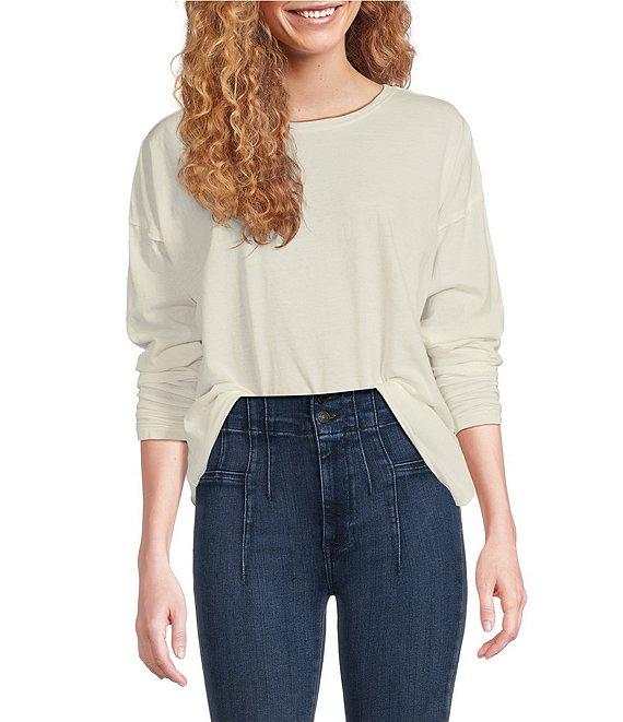Free People Nina Crew Neck Long Sleeve Tee Product Image