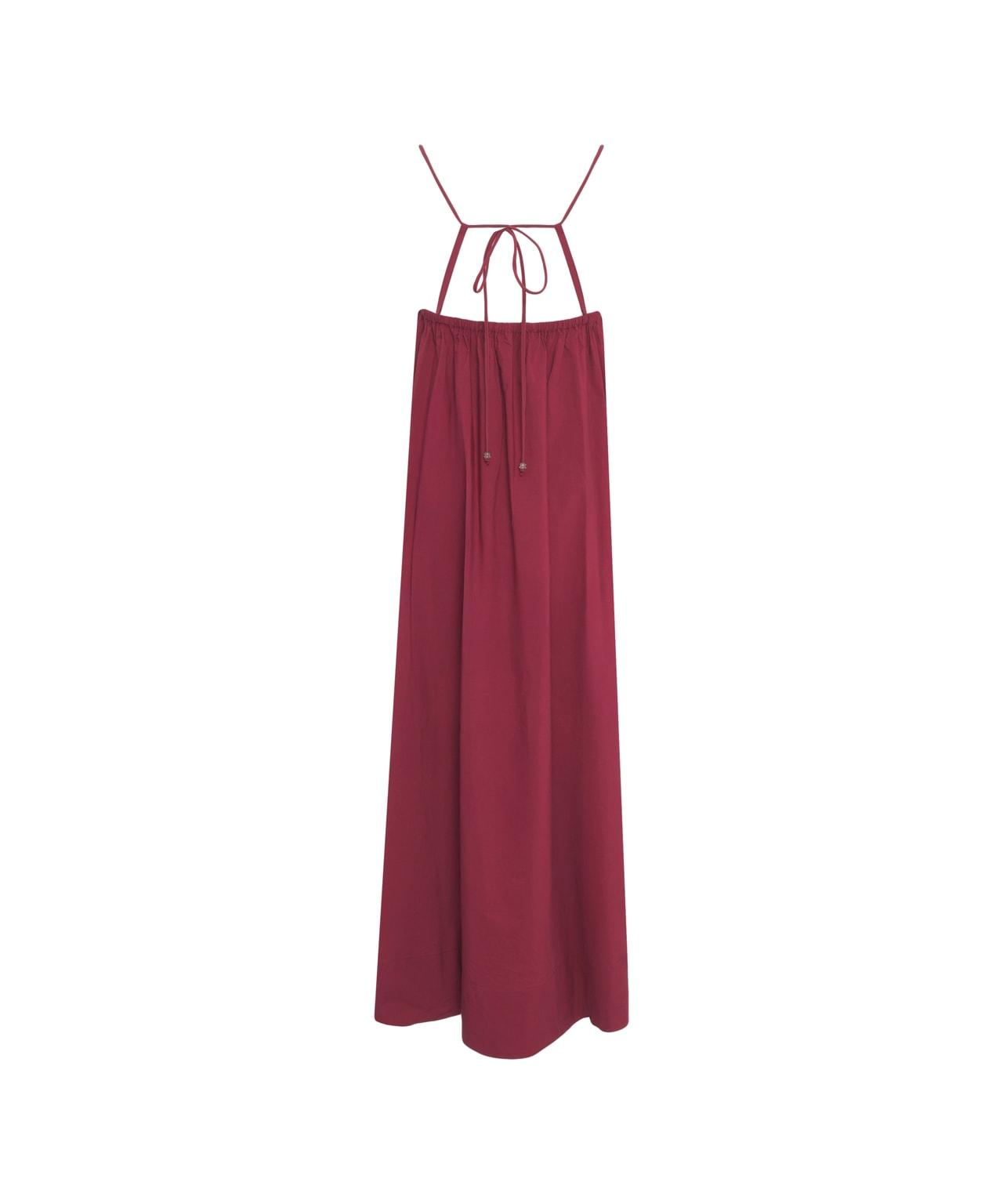 Maxi dress in poplin Product Image