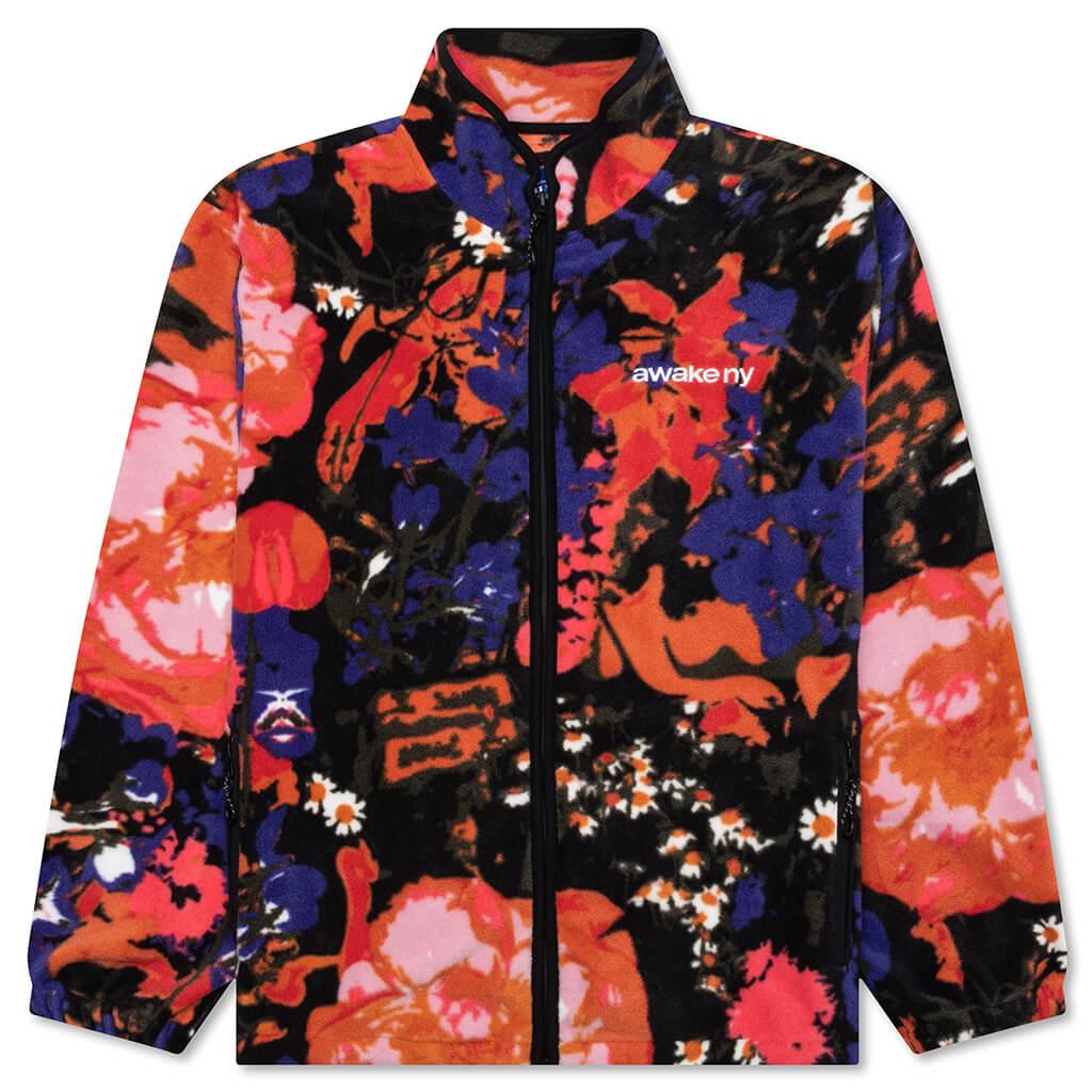 Fleece Floral Jacket - Multi Male Product Image