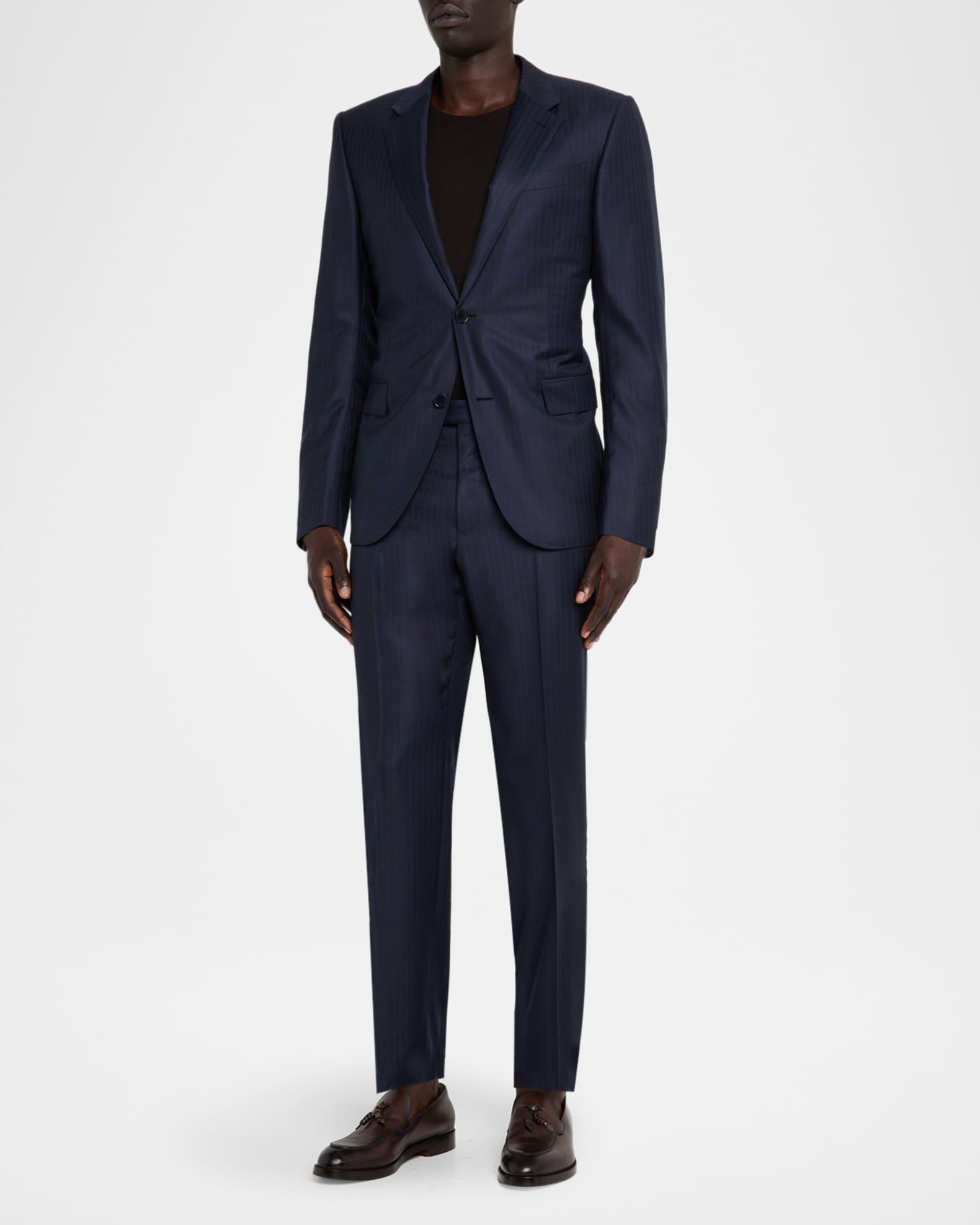 Men's Trofeo Wool Tonal Stripe Two-Piece Suit Product Image