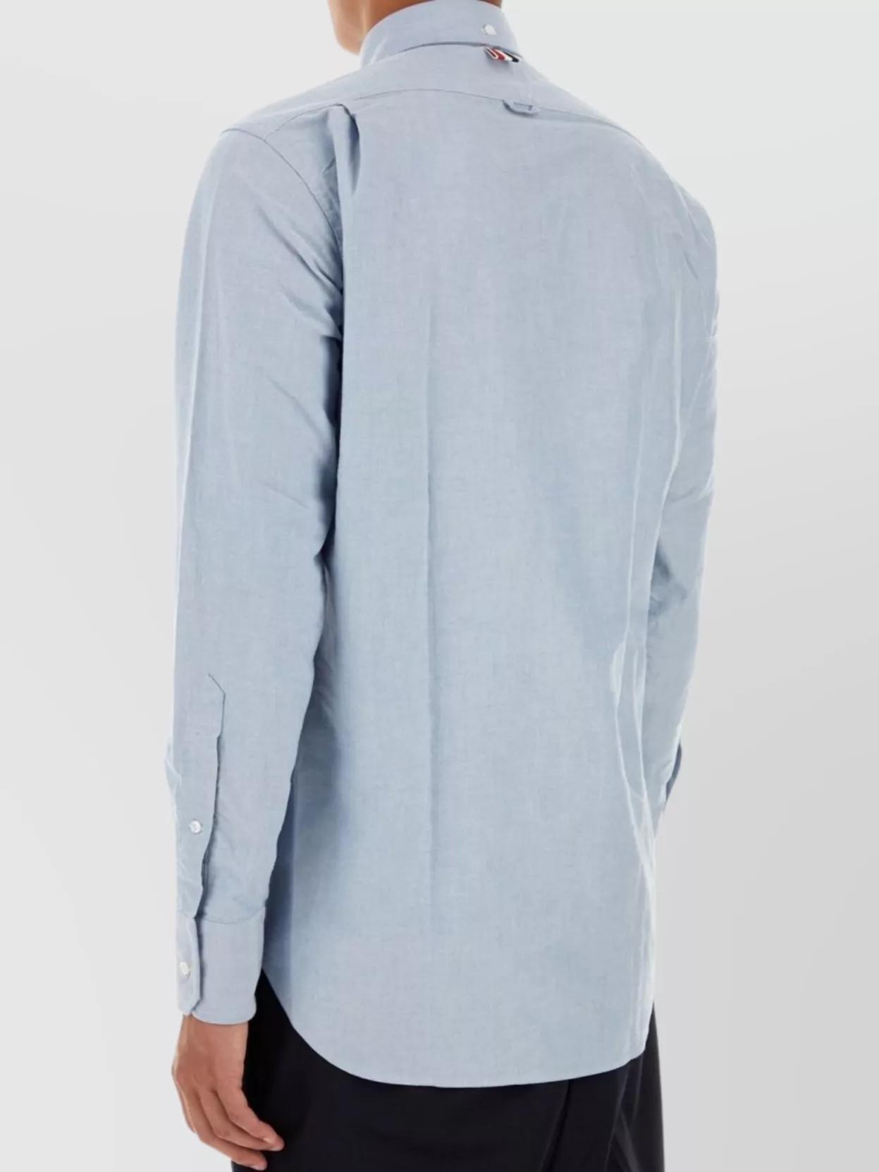 Thom Browne Men's Classic Fit Cotton Button-Down Shirt Product Image