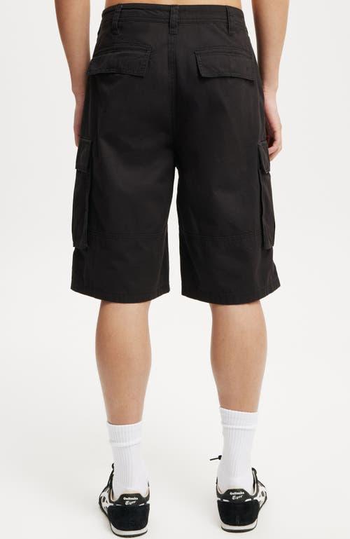 Cotton On Men's Baggy Cargo Short in Black at Nordstrom, Size 36 Product Image