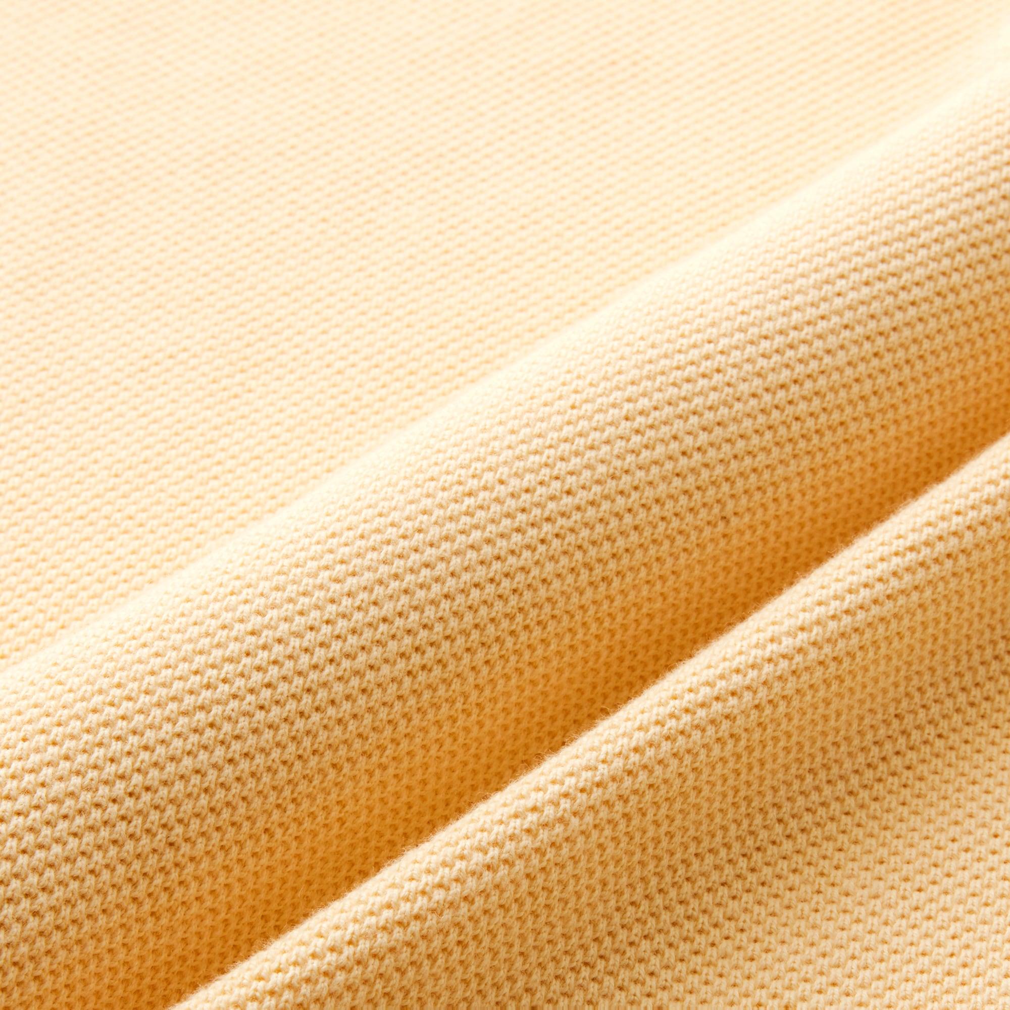 Long-sleeve macropiqué polo shirt Product Image