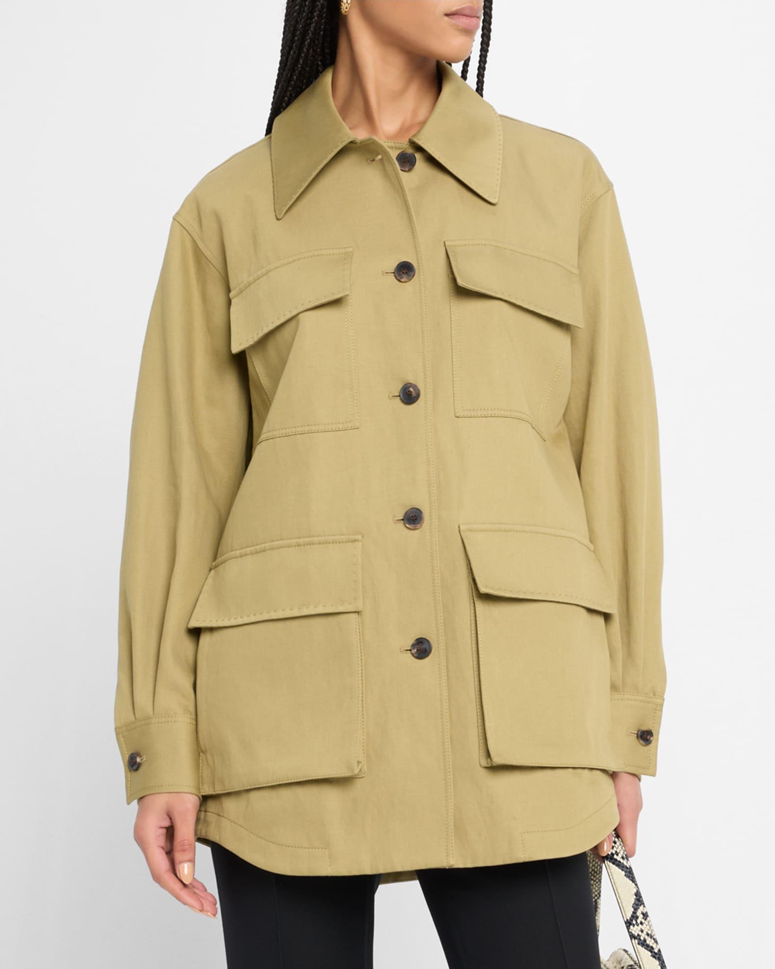 Cotton-Linen Cargo Jacket Product Image