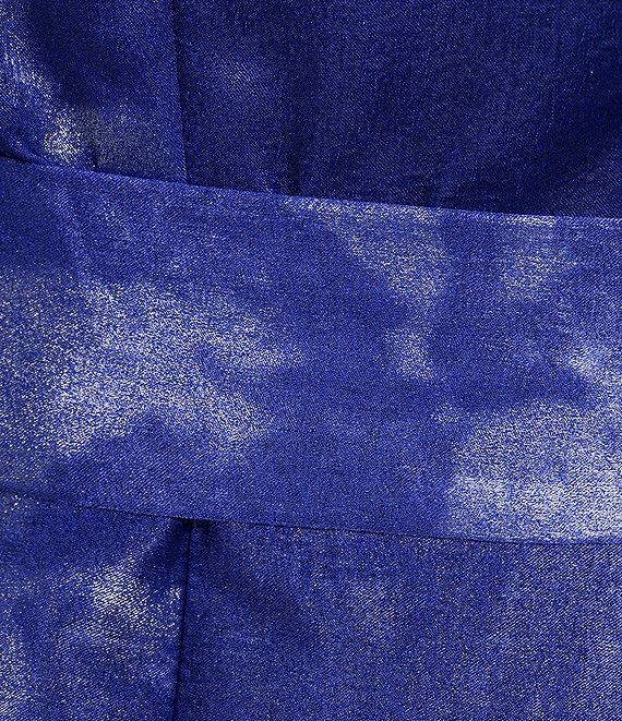 Marina Foil Print Cowl Neck Sleeveless Midi Dress Product Image