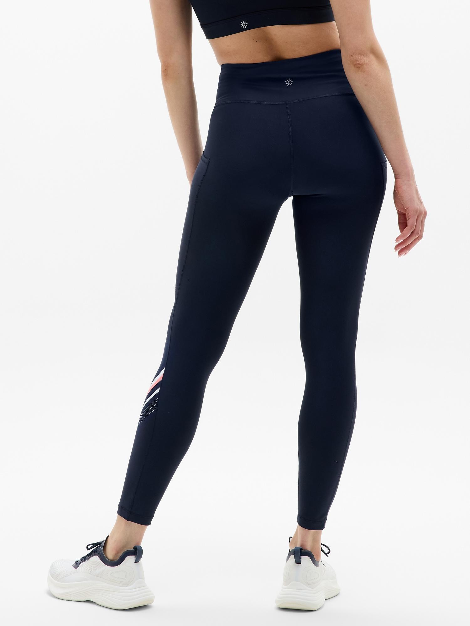 Interval Stash High Rise Diagonal Stripe 7/8 Legging Product Image