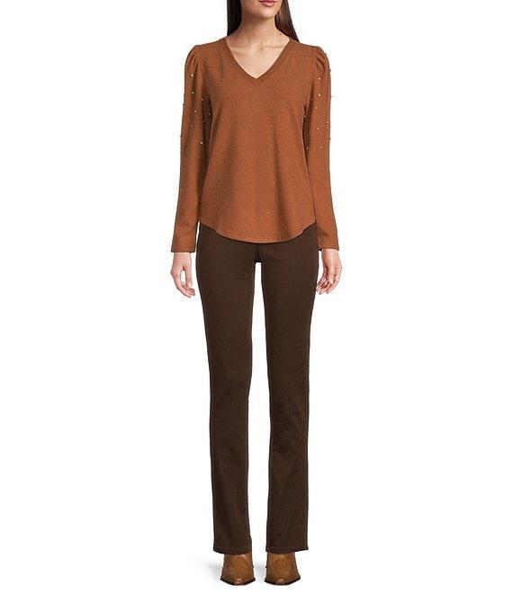 Democracy Petite Size #double;Ab#double;solution® 5-Pocket Straight Leg Pants Product Image