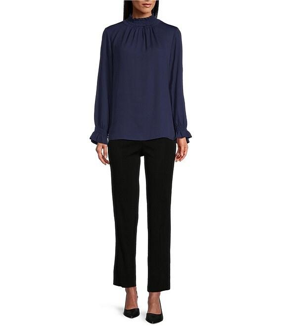 Ming Wang Knit Cropped Pull-On Tailored Fit Pant Product Image