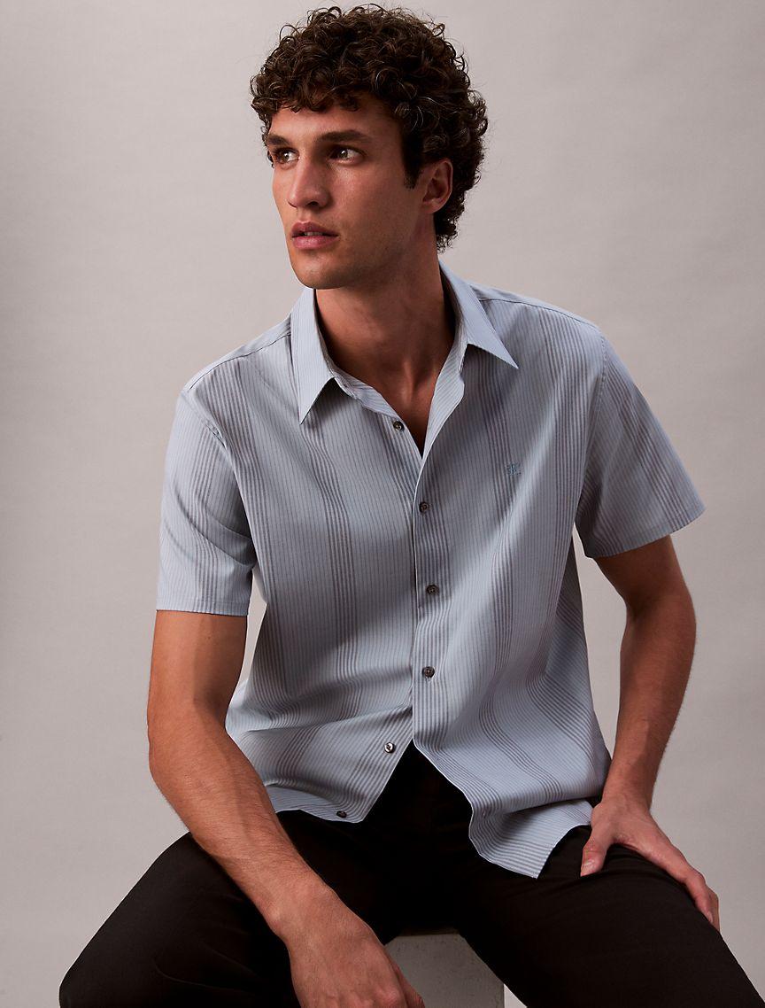 Yarn-Dyed Stripe Stretch Classic Shirt Product Image