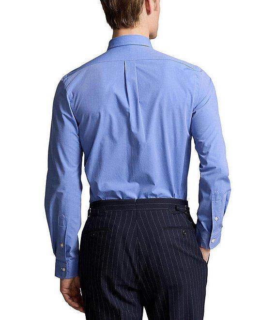 Polo Ralph Lauren Slim-Fit Stretch End-on-End Long Sleeve Woven Shirt Product Image