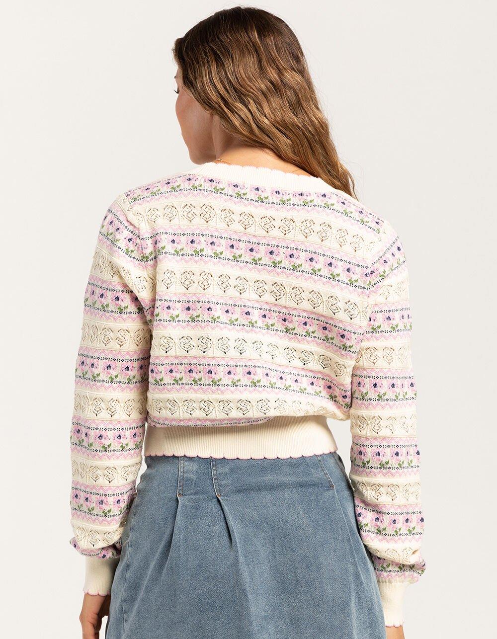 RSQ Womens Printed Floral Cardigan - MULTI Product Image