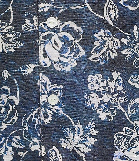 Cremieux Blue Label St. Tropez Collection Floral Print Short Sleeve Woven Camp Shirt Product Image