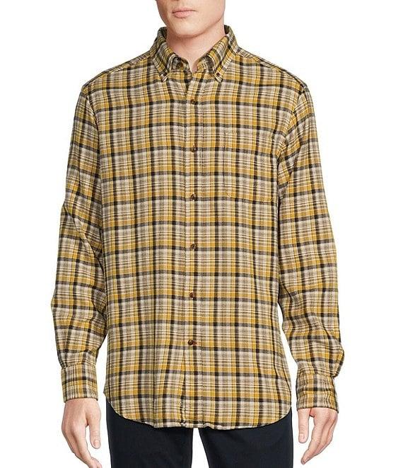 Cremieux Blue Label Medium Plaid Washed Flannel Long Sleeve Woven Shirt Product Image